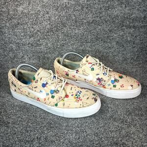 Nike SB Stefan Janoski Shoes Mens Size 11 Tan Canvas Zoom Skate Shoes 707683-917